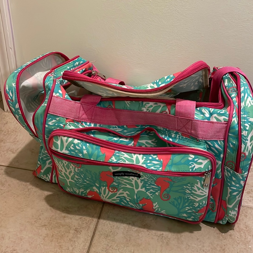 Simply Southern Seahorse Duffel Bag